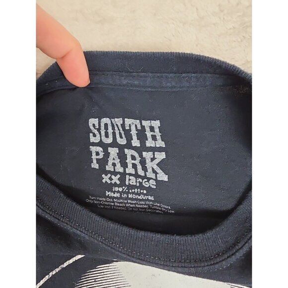 South Park Cartman Shirt Mens 2XL Black Respect My Authority Graphic Comedy Tee - Picture 5 of 8